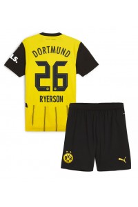 Borussia Dortmund Julian Ryerson #26 Babyklær Hjemme Fotballdrakt til barn 2024-25 Korte ermer (+ Korte bukser)